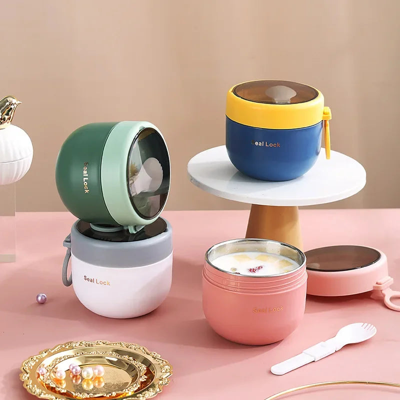 Tasses à soupe en acier inoxydable Portable