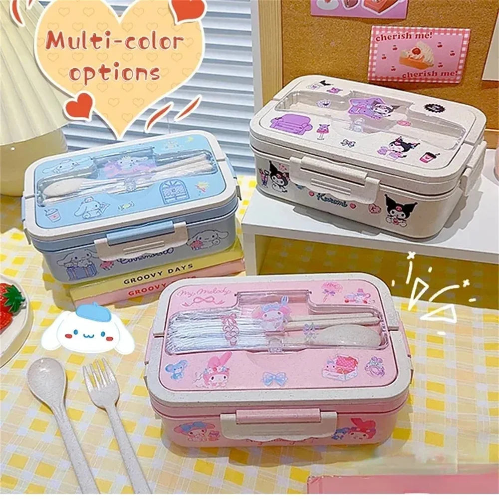 Kit Bento Box enfant mignon et coloré