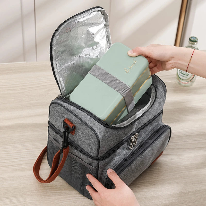 Sac à déjeuner Bento isolant Double couche