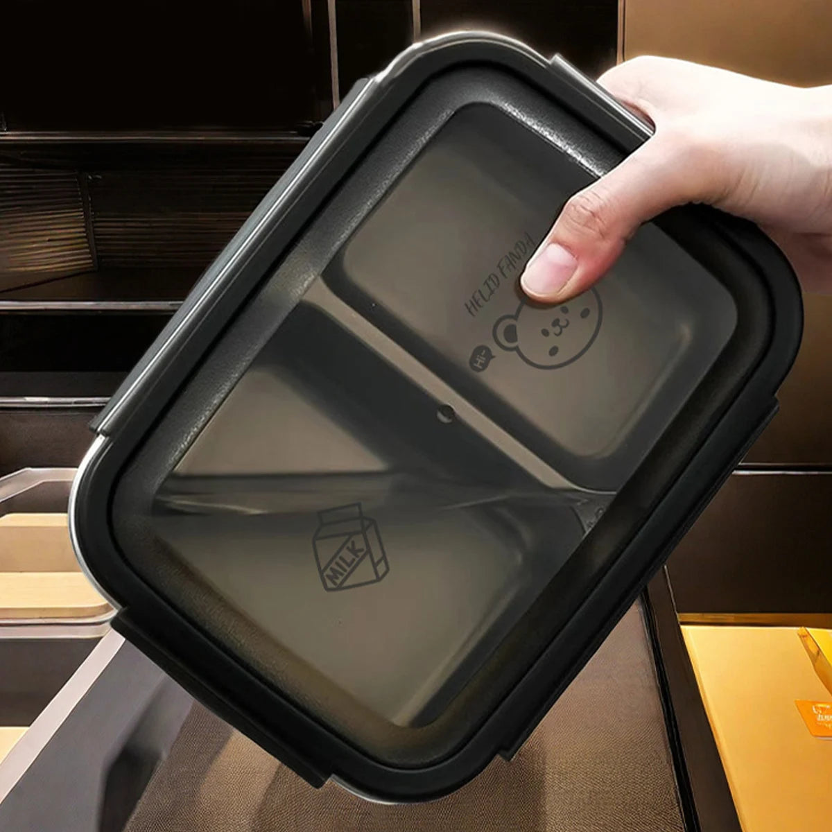 Boîte à Bento en acier inoxydable