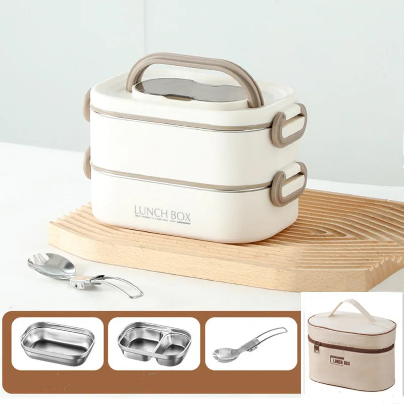 Boîte à déjeuner thermique Double couche inox