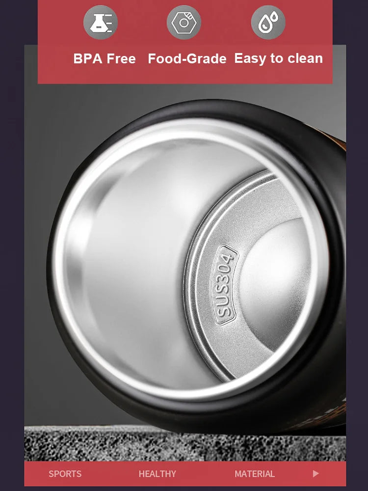 Thermos d'extérieur Portable en acier inoxydable