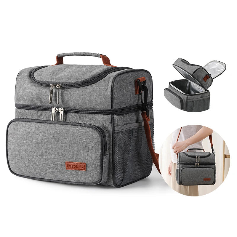 Sac à déjeuner Bento isolant Double couche