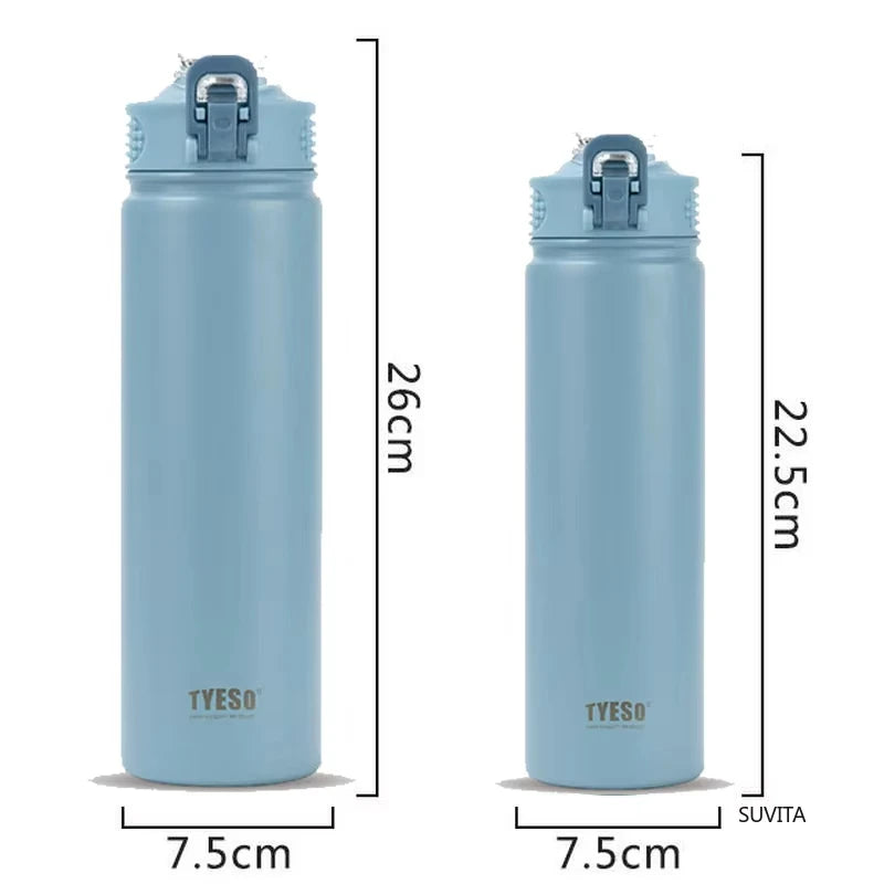 Gourde Thermos TYESO 600ML/750ML Acier Inoxydable