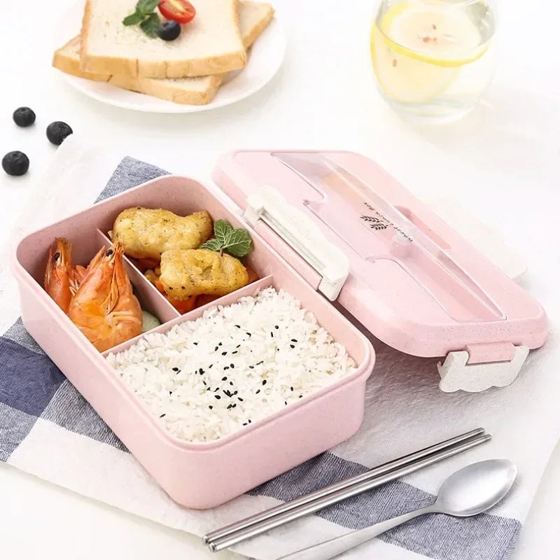 Lunch Box pratique Kit avec couverts acier inoxydable.