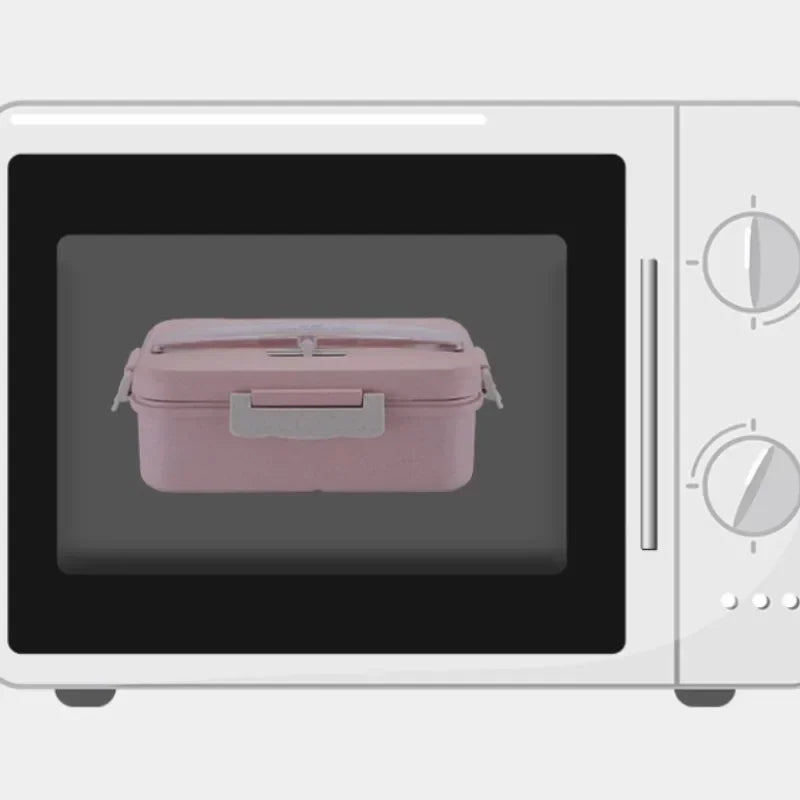 Lunch Box pratique Kit avec couverts acier inoxydable.