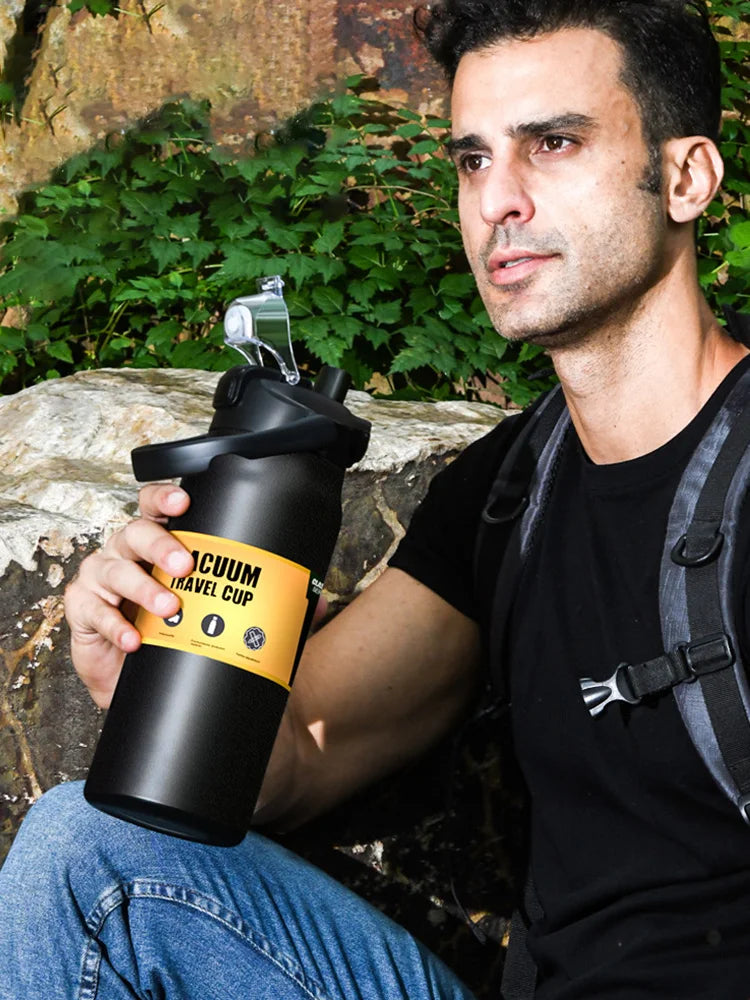 Thermos d'extérieur Portable en acier inoxydable