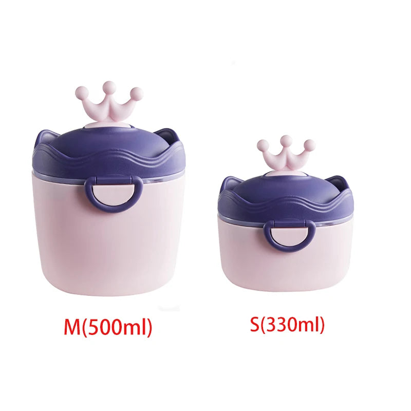 Boîte de lait en poudre portable Prince ou princesse Personnalisable