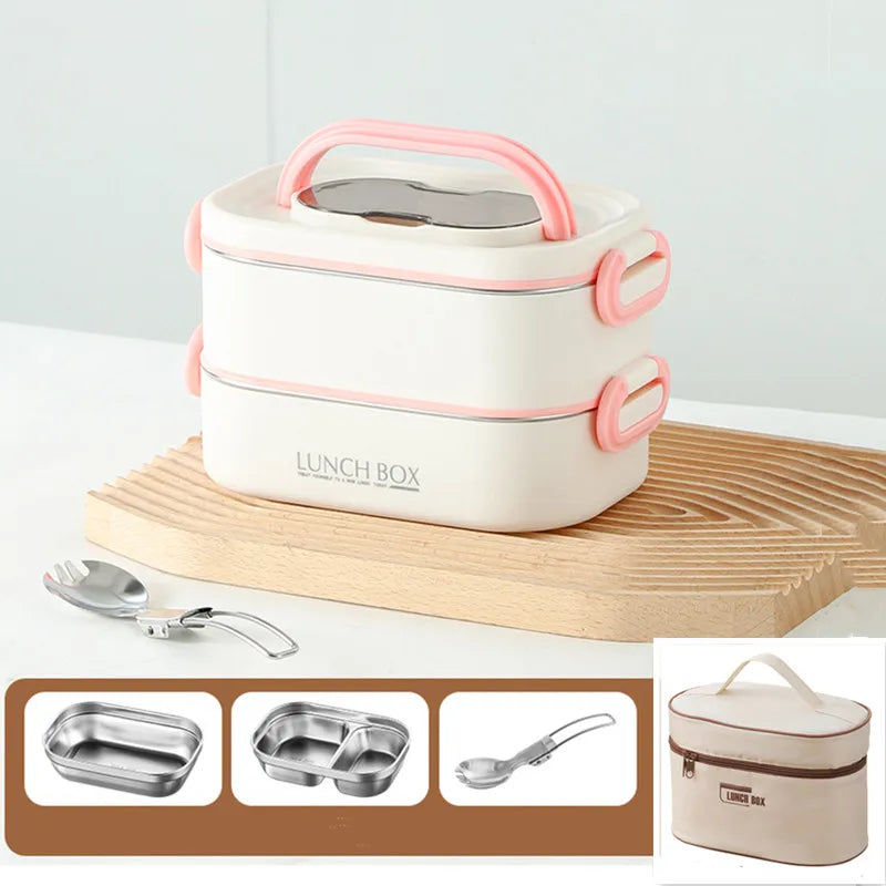 Boîte à déjeuner thermique Double couche inox