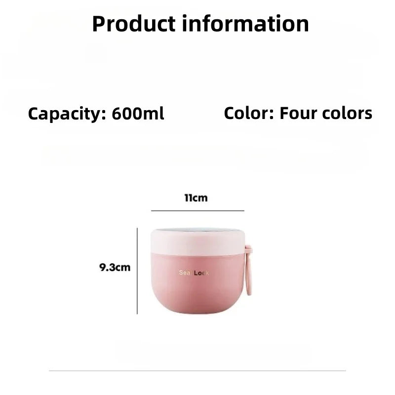 Tasses à soupe en acier inoxydable Portable